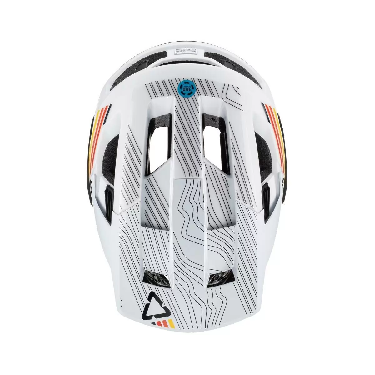 Full-Face Helmet MTB 4.0 Enduro Removable Chinguard White/Black Size S (51-55cm) #4