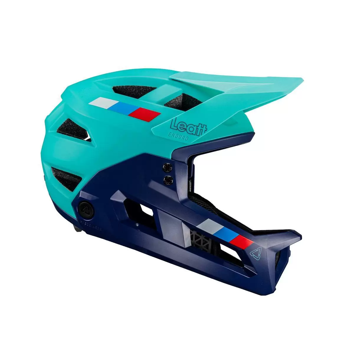Casco Enduro MTB 3.0 Verde/Azul LEATT Bici