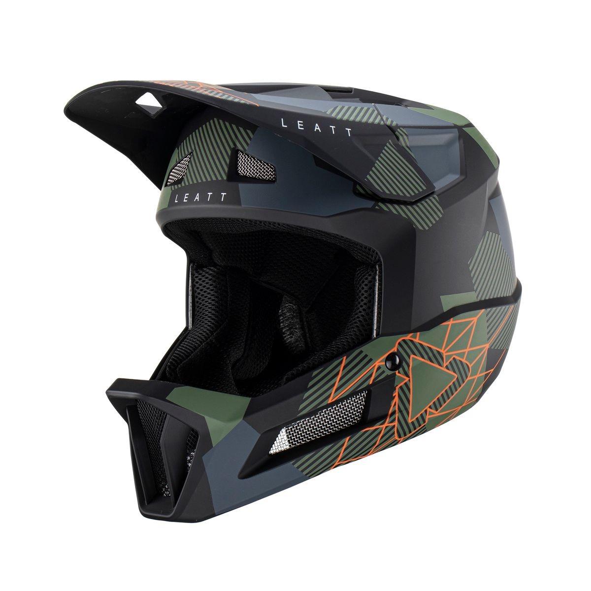 Gravity 2.0 MTB Fullface Helmet Camo Green Size XS (53-54cm)
