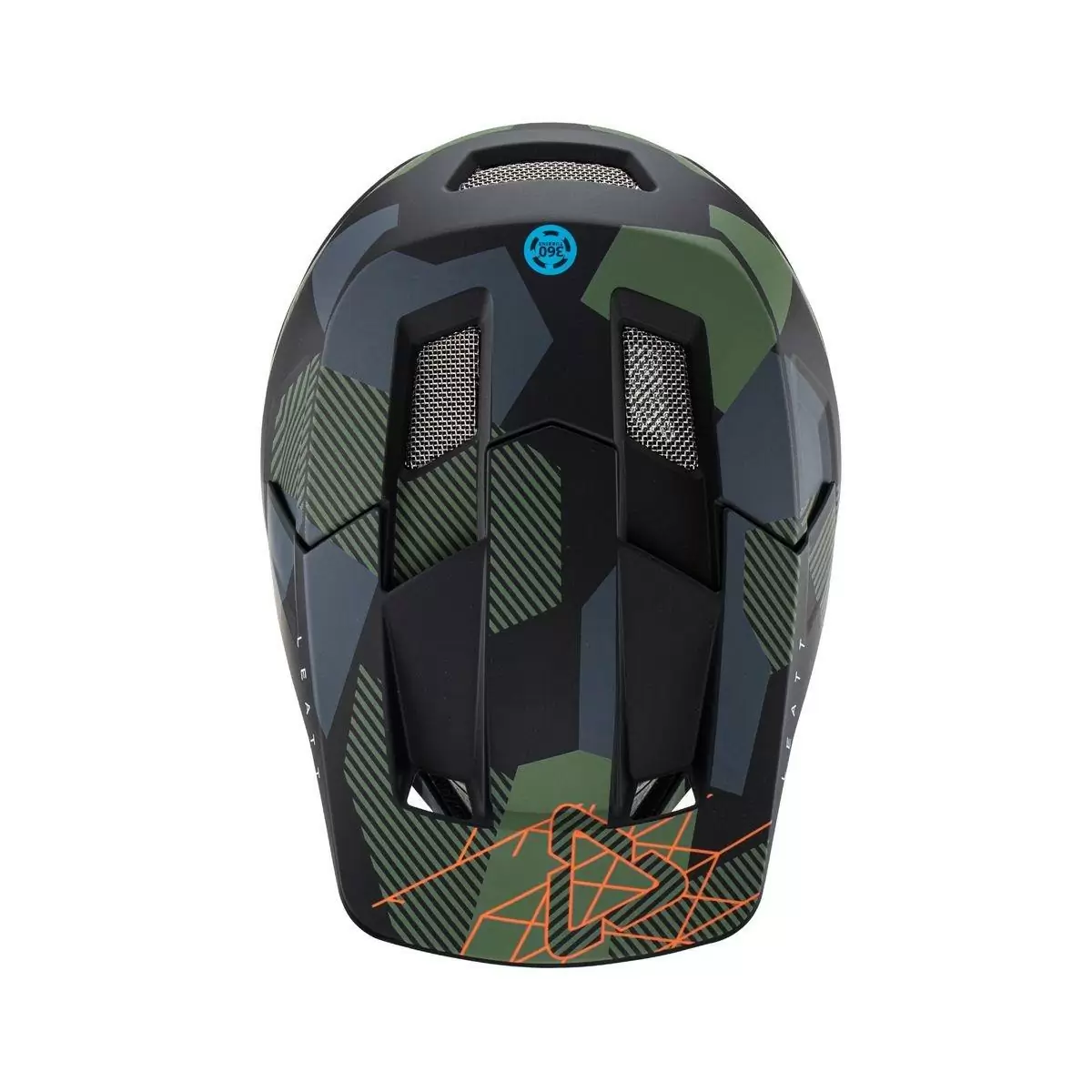 Gravity 2.0 MTB Fullface Helmet Camo Green Size XS (53-54cm) #5