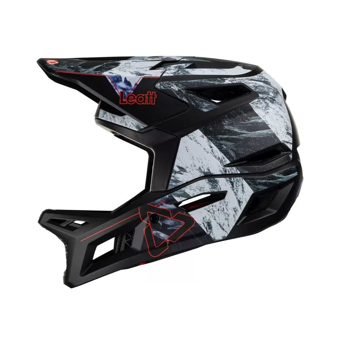Full-Face Helmet MTB 4.0 Gravity Black/White Size S (51-55cm) #1