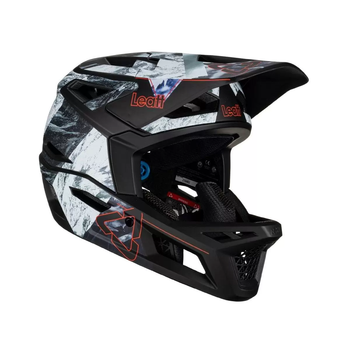 Full-Face Helmet MTB 4.0 Gravity Black/White Size S (51-55cm) #3