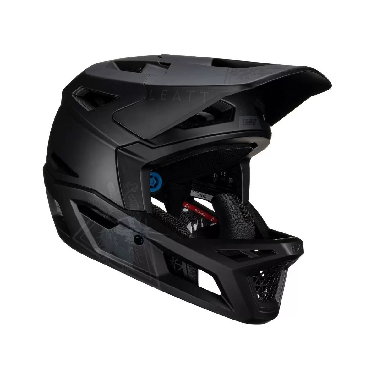 Full-Face Helmet MTB 4.0 Gravity Black Matt Size M (57-58cm) #3