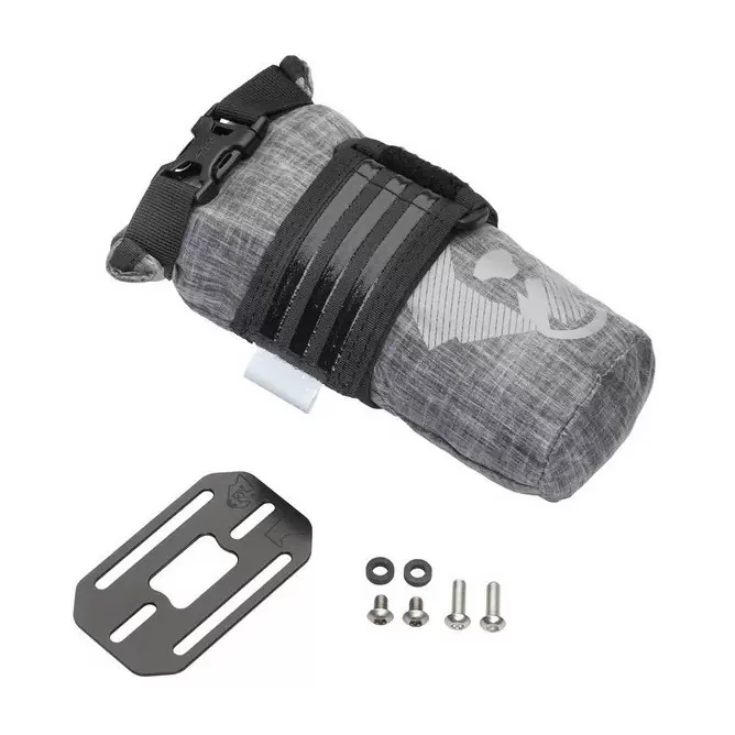 B-RAD Teklite Roll-Top Bag 0.6L Grey + Mounting Plate - image