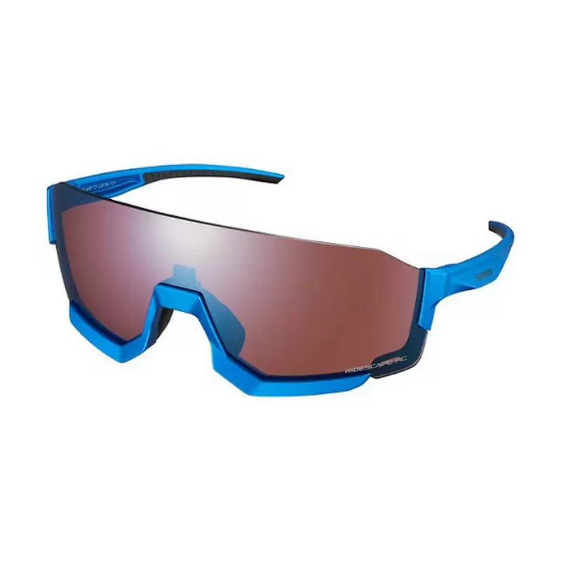 ARLT2 Aerolite Blue-Brille mit roten Ridescape-Gläsern - image