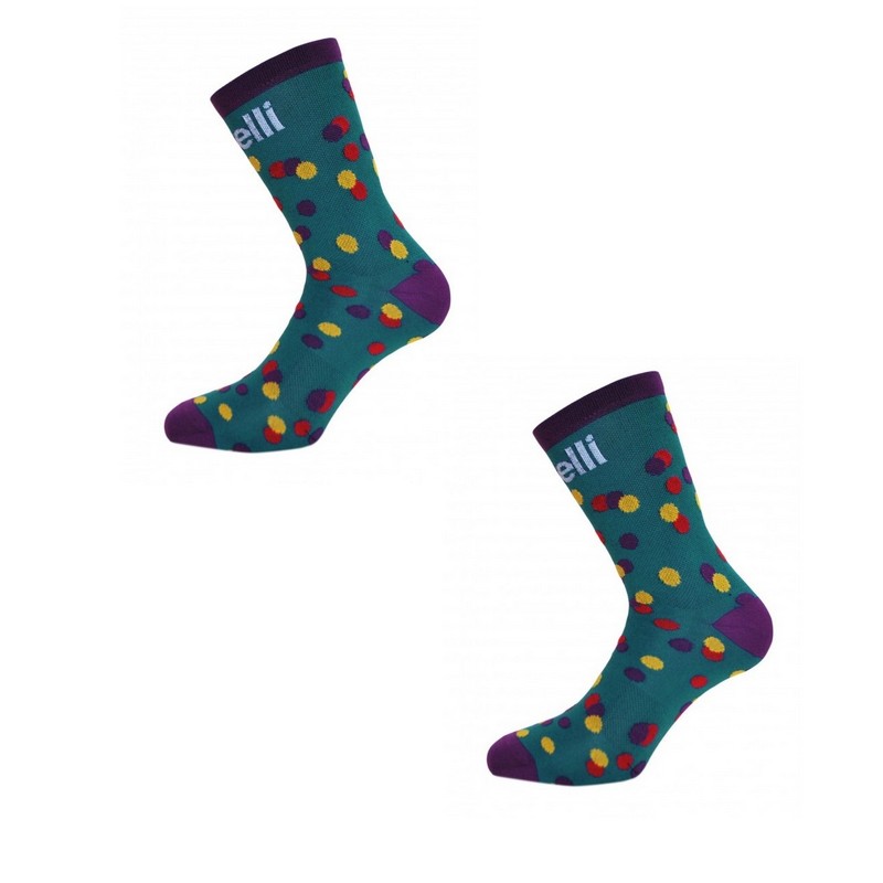 Socks Caleido Dots Ottanio Size XS/S (35-38)