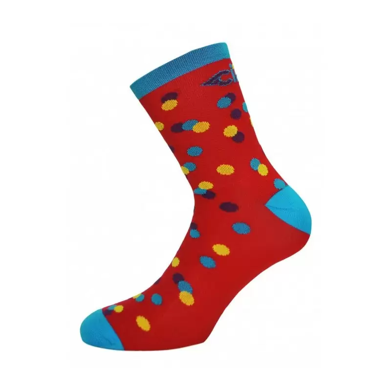 Chaussettes Caleido Dots Rouge Taille XS/S (35-38) #2