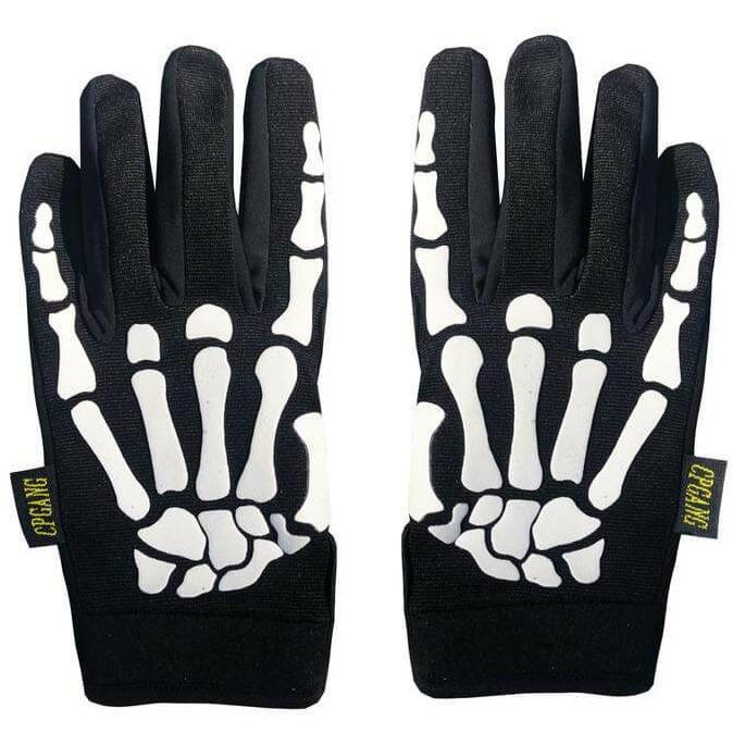 Skeleton gloves Black size S