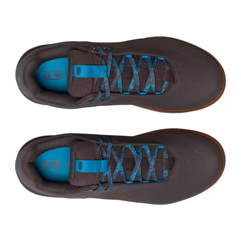 Sapatos baixos MTB estampa renda salpicado edição cinza/azul tamanho 37 #3