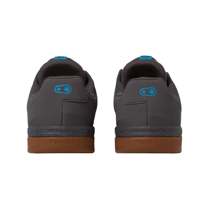 Sapatos baixos MTB estampa renda salpicado edição cinza/azul tamanho 37 #5