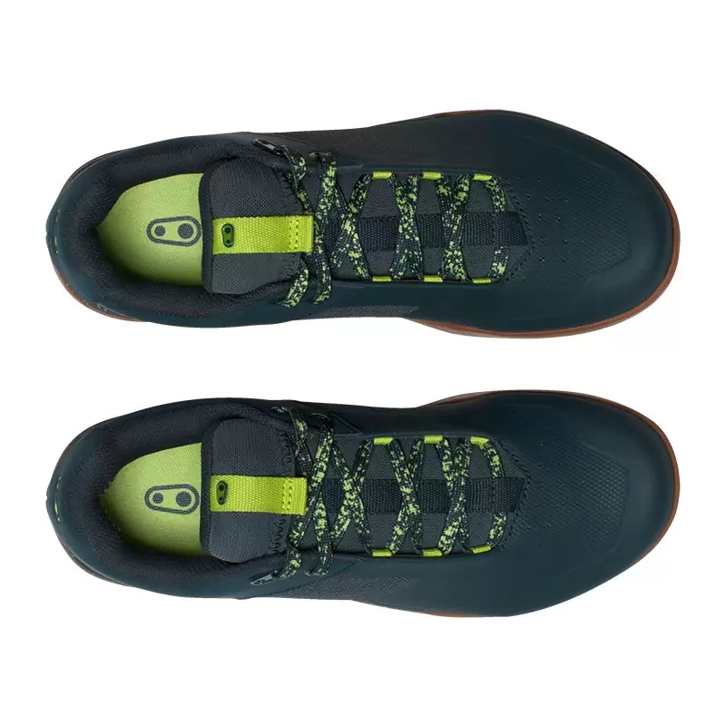 Mallet Lace Splatter Edition Clip-In MTB-Schuhe Petrolblau/Limonengrün Größe 42 #3