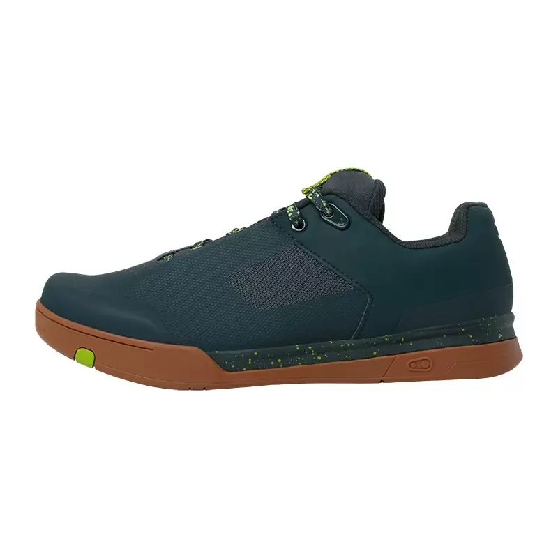 Sapatos MTB Mallet Lace Splatter Edition Clip-In Azul Petróleo/Verde Limão Tamanho 37 #4