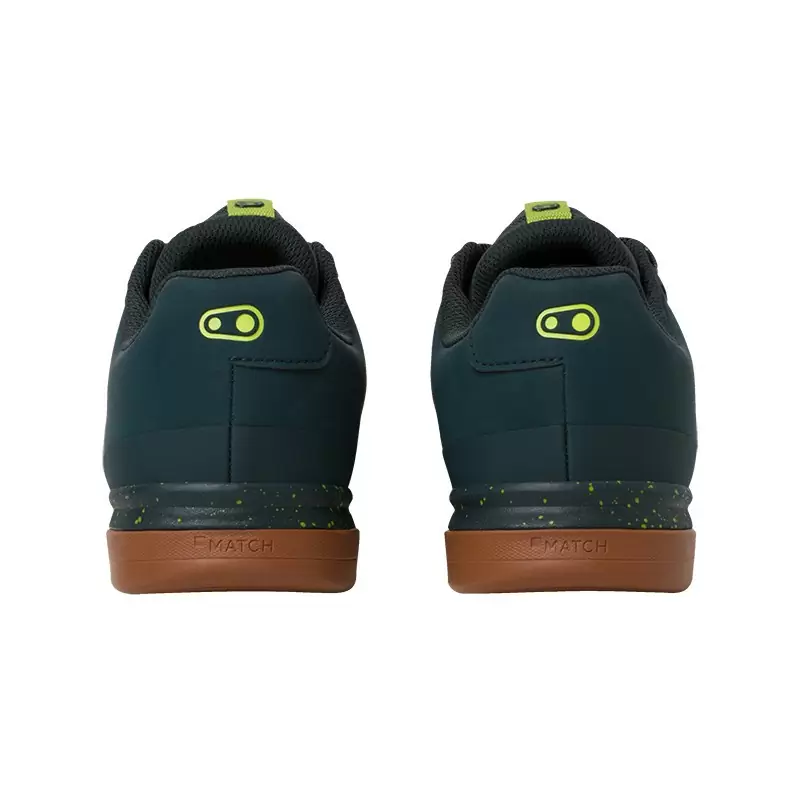 Sapatos MTB Mallet Lace Splatter Edition Clip-In Azul Petróleo/Verde Limão Tamanho 42 #5