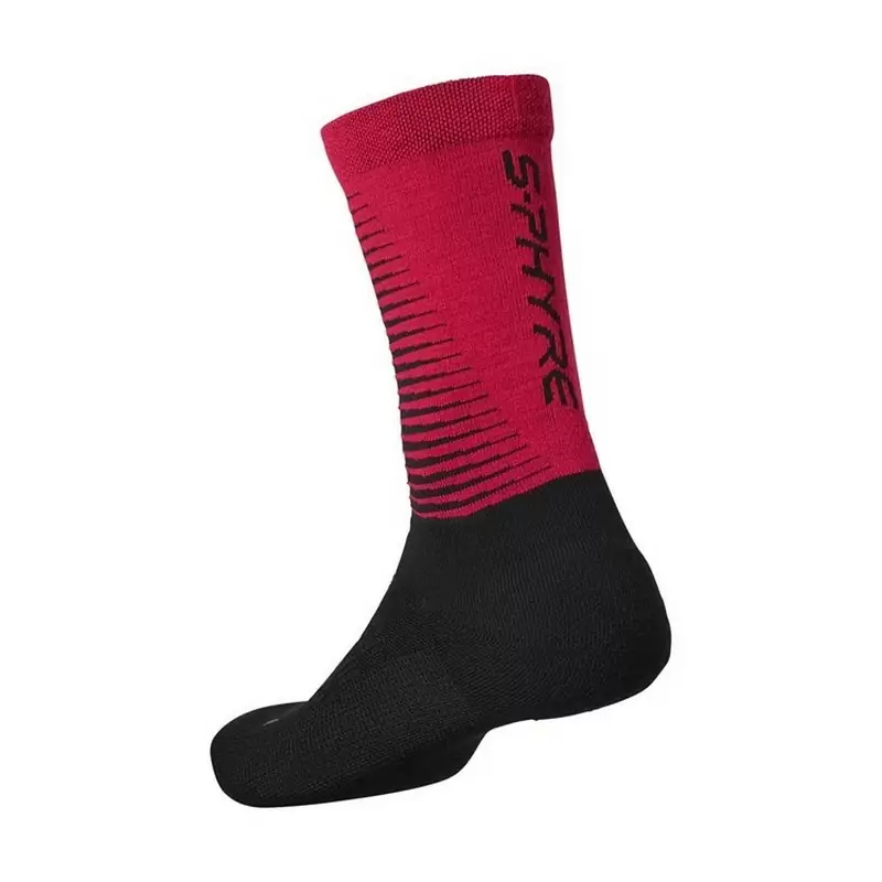 Merino Winter Socks S-Phyre Black/Red Size S/M (36-40) #1