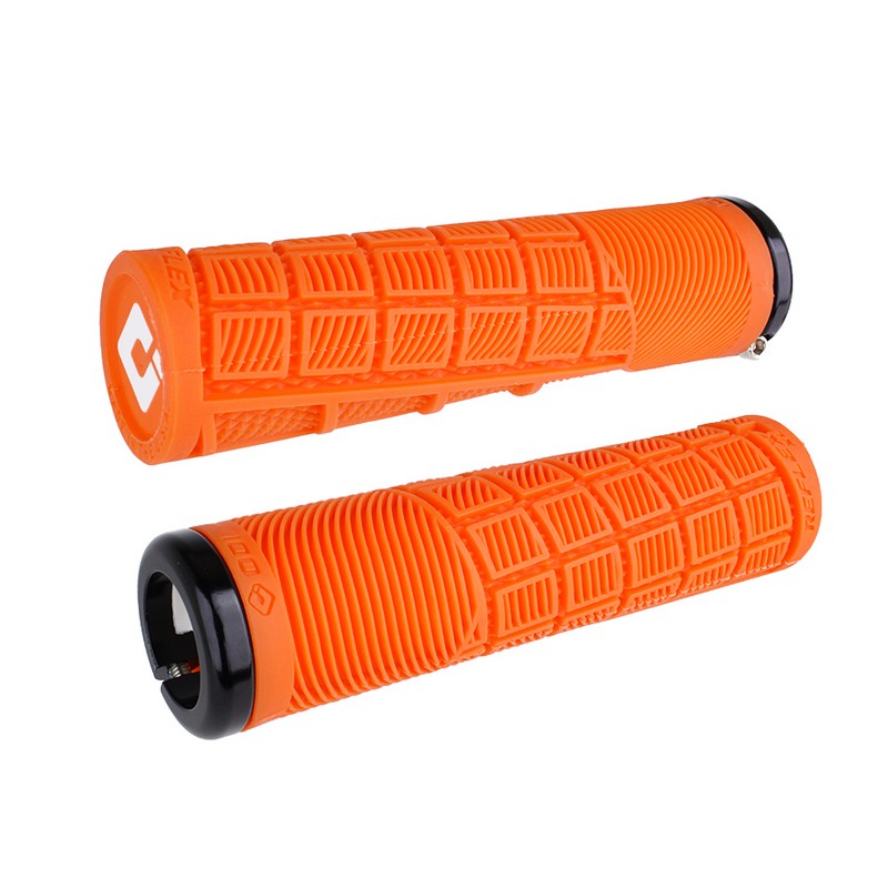 Pair of MTB Reflex XL V2.1 Grips 34,5x135mm Orange