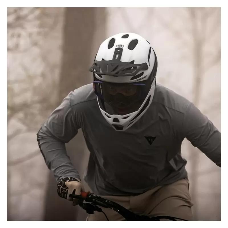 Linea 01 MIPS NFC MTB Full Face Helmet Black/White Size L-XL (59-62cm) #10