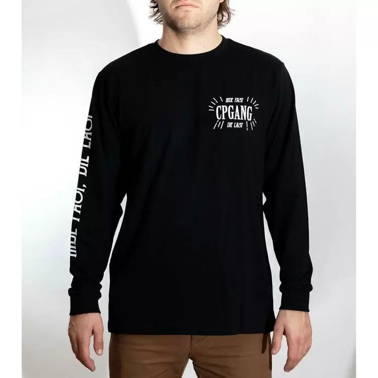 Long Sleeve Ride Fast Die Last T-Shirt black size XL #2