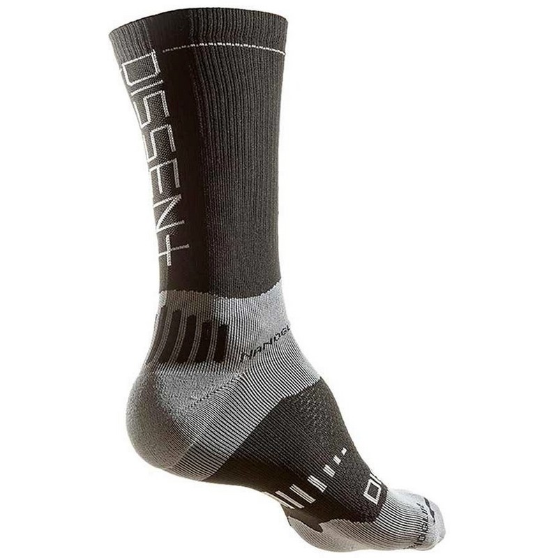 Supercrew Compressione Nano 8Inch Socks Black Size 43-45.5