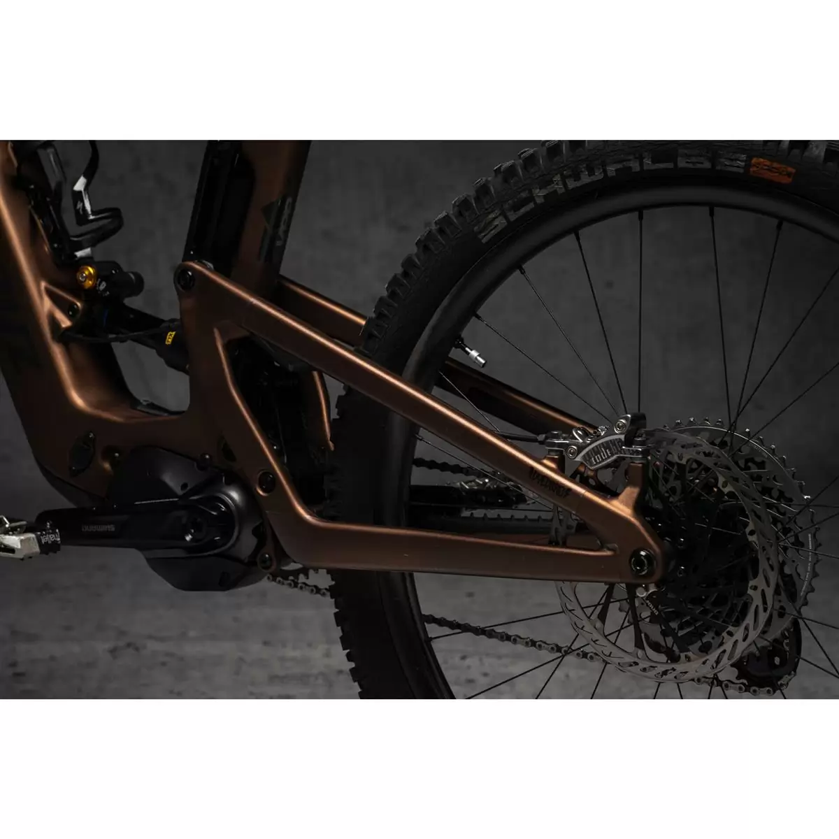 Kit de proteção para quadro de bicicleta elétrica fosco preto brilhante E-Bike #3