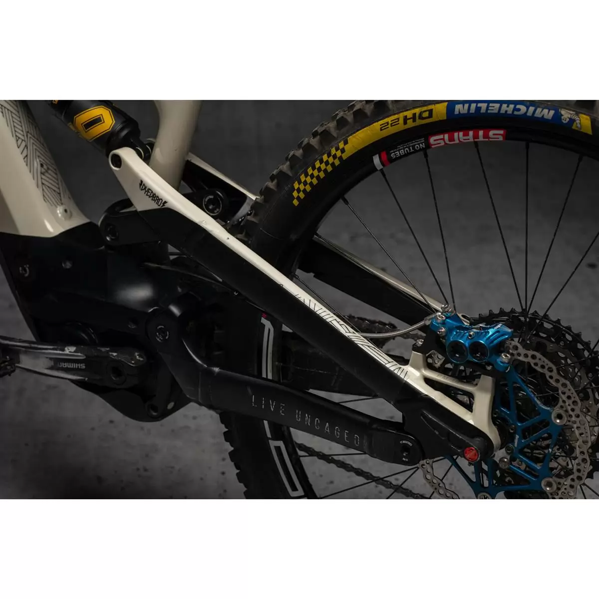 Kit de proteção para quadro de bicicleta elétrica Stay Free preto #3