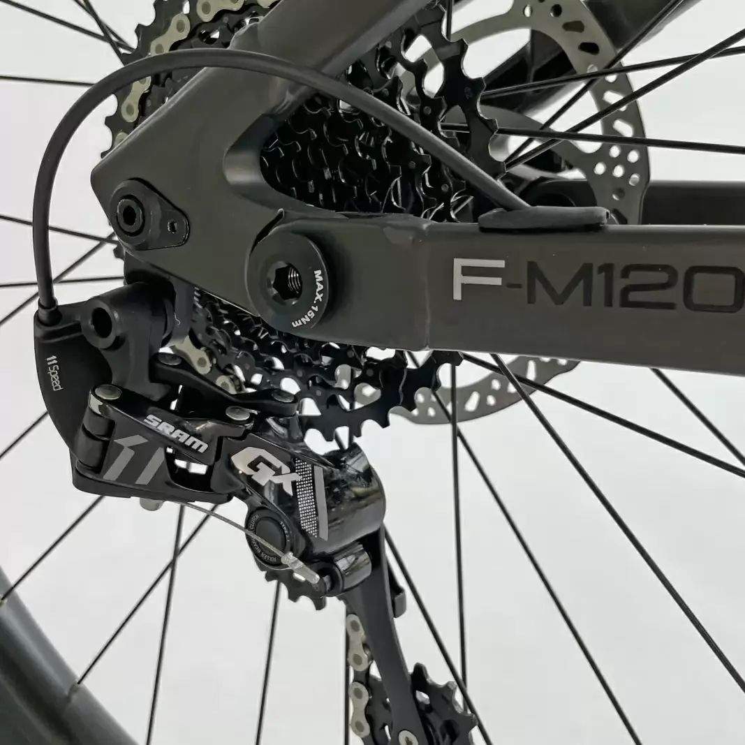 F-M120 e-mtb Full 29'' 160mm 11v freni 816Wh XP Mid Motor Grigio Taglia L #3