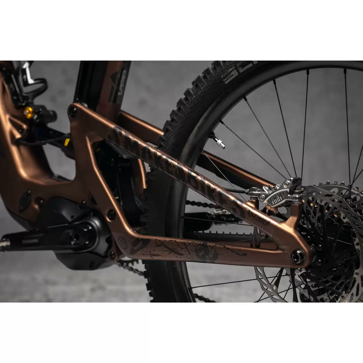 Kit de protection de cadre de vélo électrique Fluor Black E-Bike #3