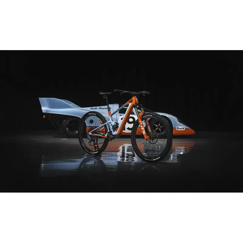 NEAT RR SL Unlimited Gulf Edition 29'' 160mm 12v 360Wh TQ HPR-50 System Light Blue/Orange Size S #3