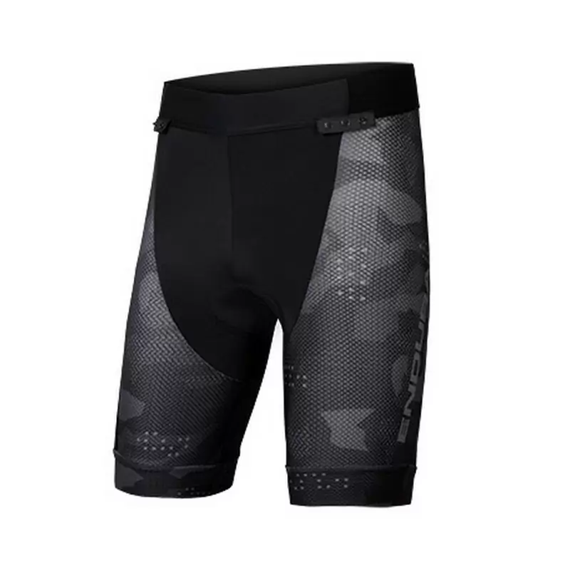 Underwear Short With Pad SingleTrack Liner Black/Camo Size S - image