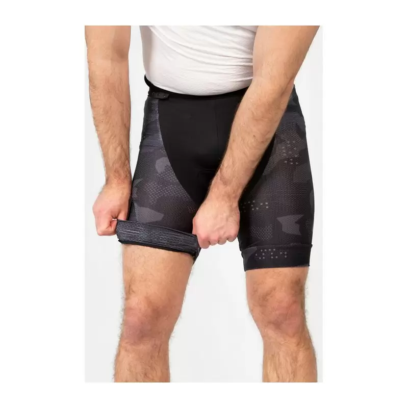 Pantaloncino Intimo Con Fondello SingleTrack Liner Nero/Camo Taglia XL #4