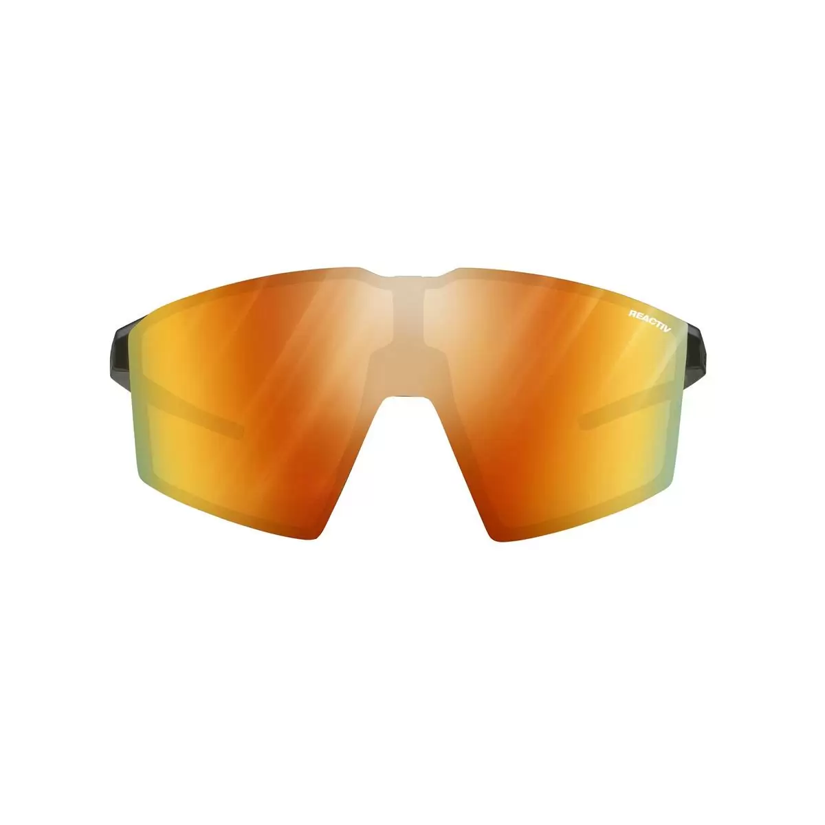 Edge-Brille, schwarz/irisierend, photochrom, reaktiv, 1–3 Lichtverstärker, goldene Linse #1