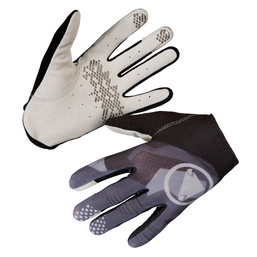 Hummvee Lite Icon Long-Finger Gloves Greycamo Size S