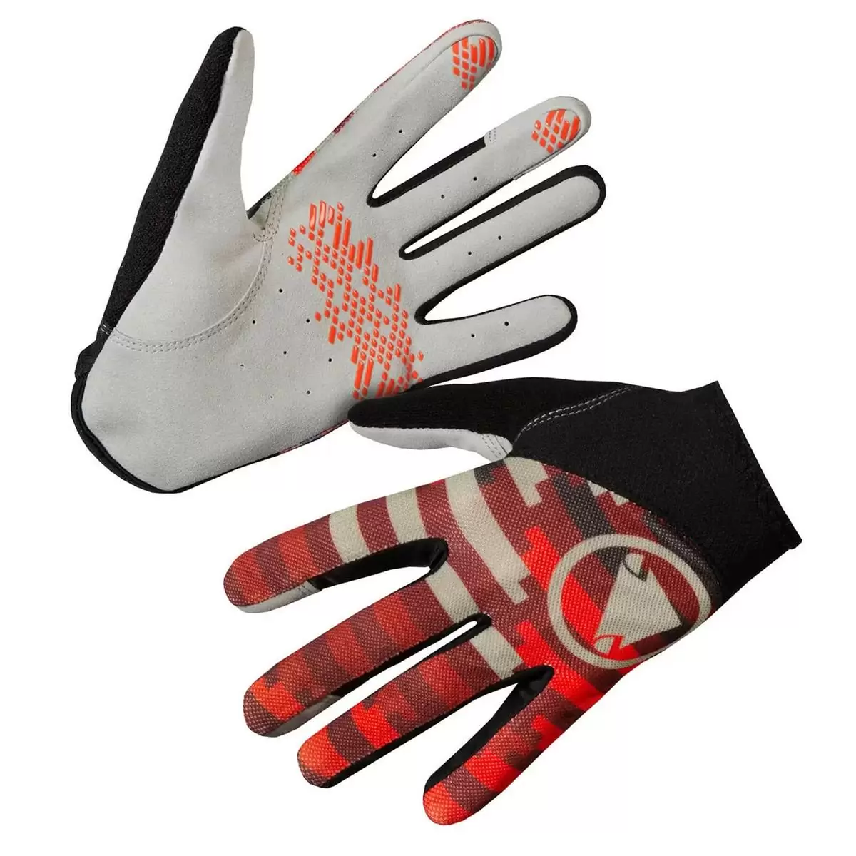 Hummvee Lite Icon Langfinger-Handschuhe Rot Größe XL - image