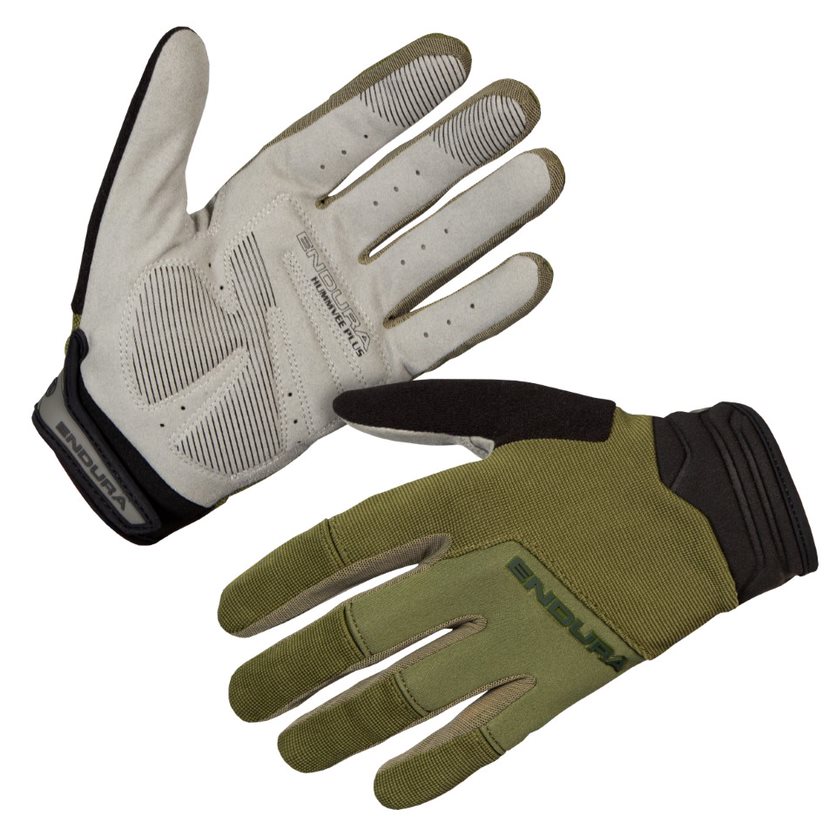 Hummvee Plus II Langfinger-Handschuhe Grün Größe XXL