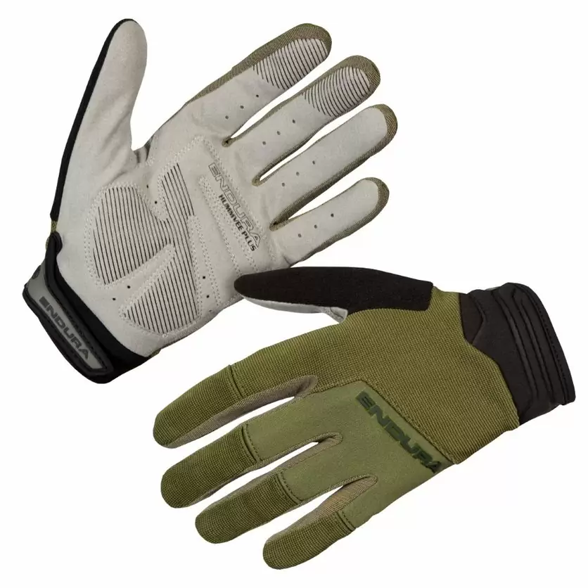 Hummvee Plus II Long-Finger Gloves Green Size M - image