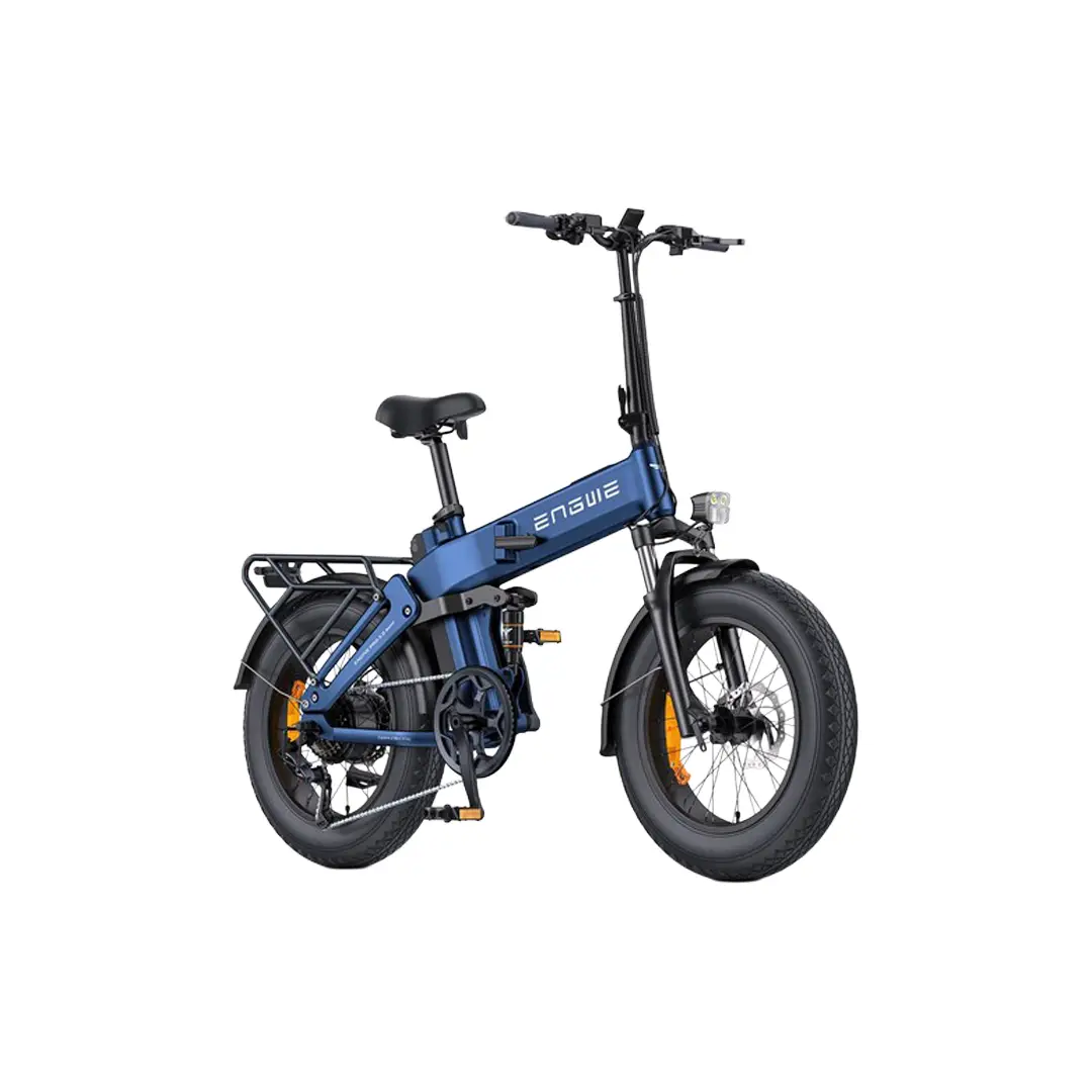 Bici Pieghevole Fat Bike Engine Pro 3.0 20'' 7v 720Wh Blu Taglia Unica - image