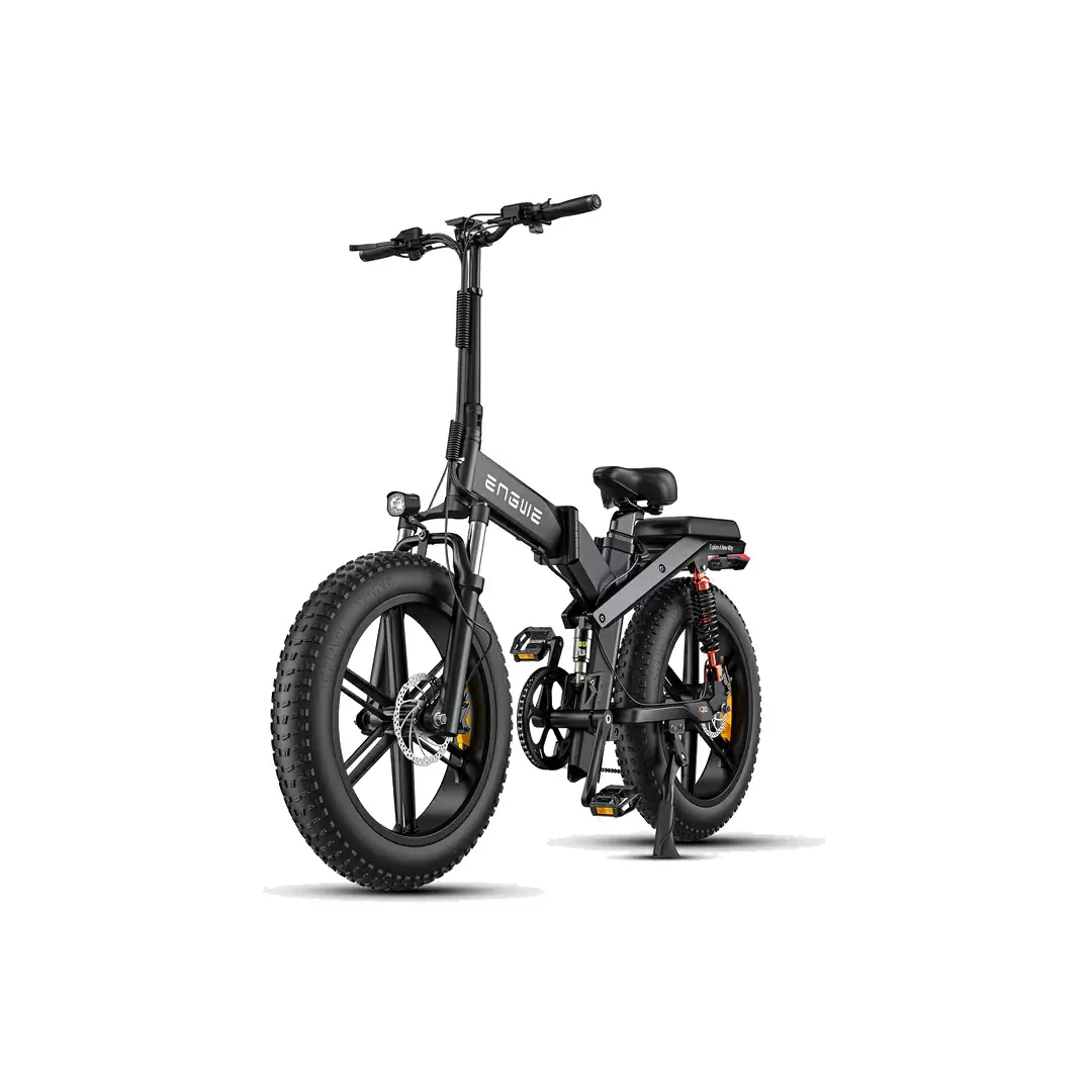 Bici Pieghevole Fat Bike X20 20'' 8v 691Wh + 374Wh Dual Battery Nero Taglia Unica #2