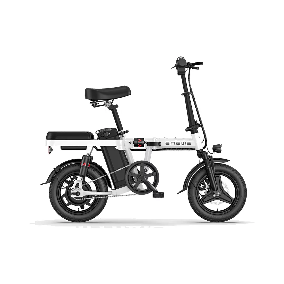 Bici Pieghevole T14 14'' 1v 480Wh Bianco Taglia Unica #1