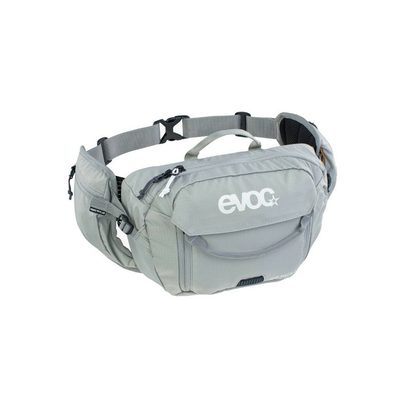 Marsupio Hip Pack 3L + Sacca Idrica 1,5L Grigio