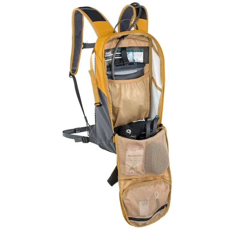 Mochila Ride 8L + Bolsa de Água 2L Amarelo/Cinza #1