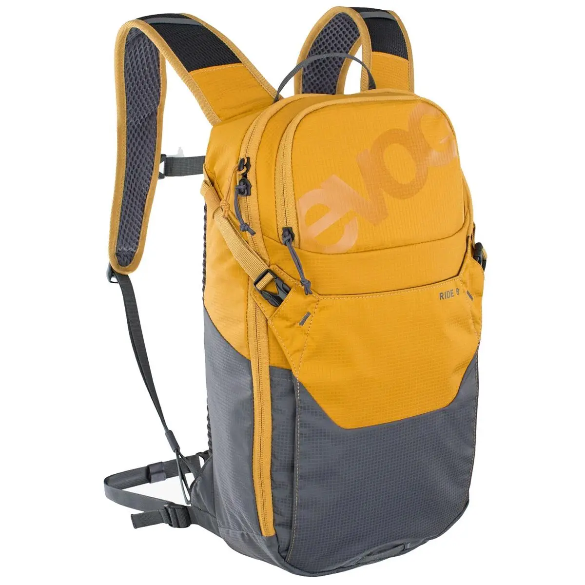 Mochila Ride 8L + Bolsa de Água 2L Amarelo/Cinza - image