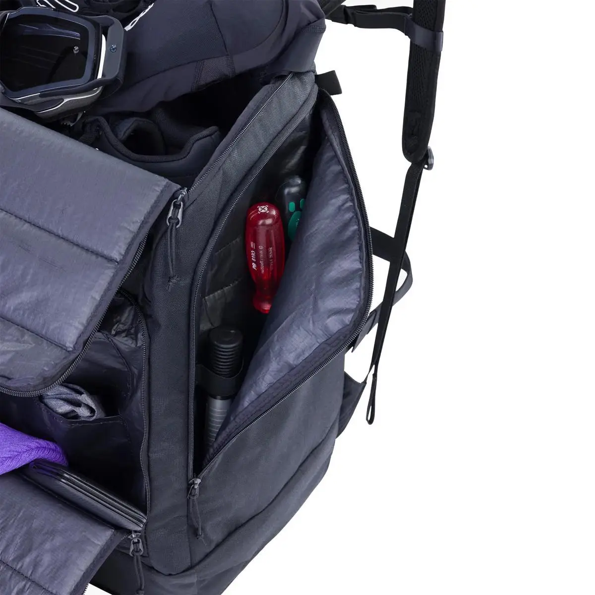 Zaino Porta Attrezzatura Gear Backpack 60L Nero #5