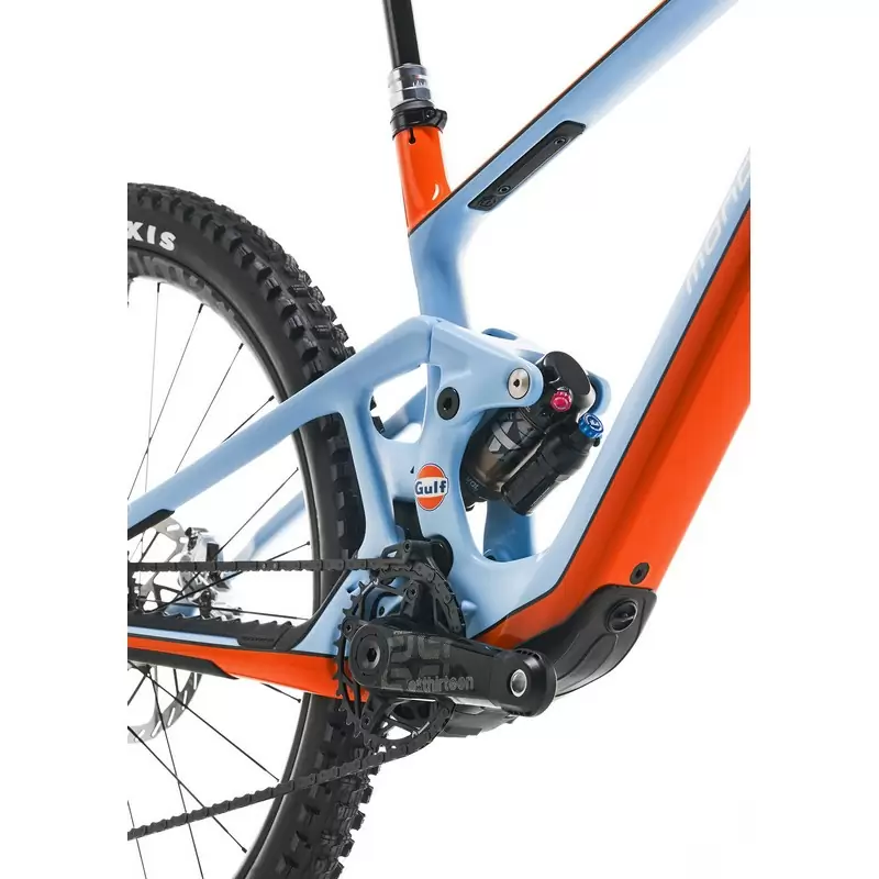 NEAT RR SL Unlimited Gulf Edition 29'' 160mm 12v 360Wh TQ HPR-50 System Light Blue/Orange Size S #5