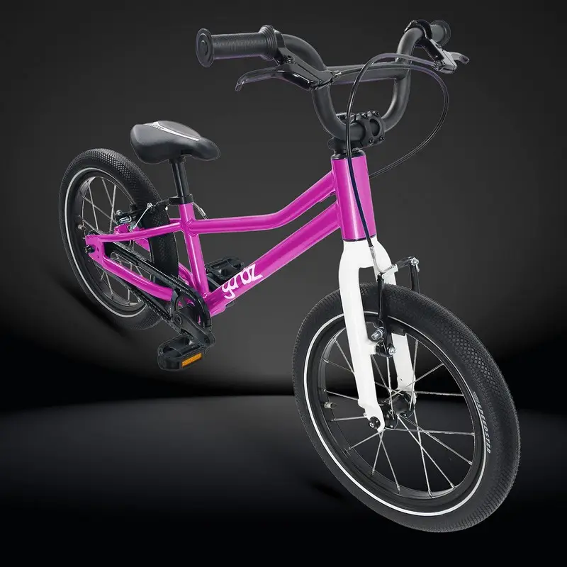 Bicicleta Infantil Ultraligera 16'' 4-6 Años 1 Velocidad Rosa #2