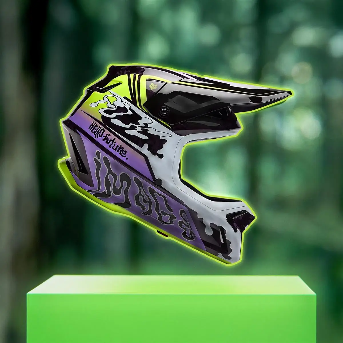 Casco Fox Rampage RS Phantom vista laterale