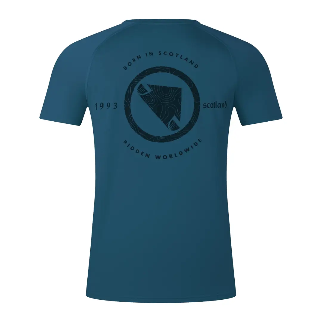 Maglia MTB Maniche Corte Hummvee S/S Tech Tee Blu Taglia XS #1