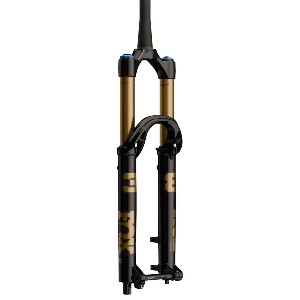 Forcella 38 Factory Kashima 180mm Grip X2 Kabolt 58HT Glidecore Offset 44mm Shiny Black - image