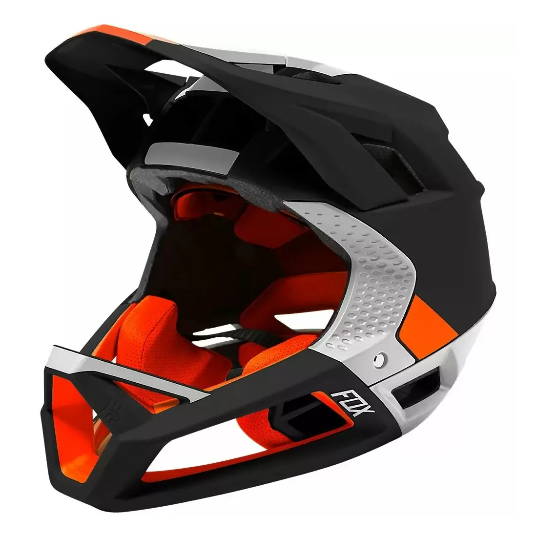 Proframe MTB Fullface Helmet Blocked Black/White Size S (52-56cm) - image