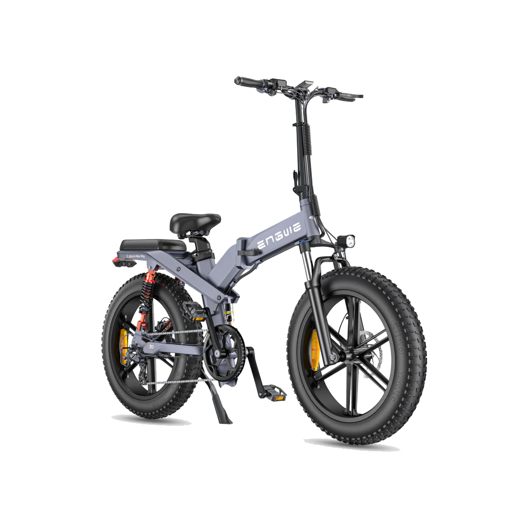 Bici Pieghevole Fat Bike X20 20'' 8v 691Wh + 374Wh Dual Battery Grigio Taglia Unica