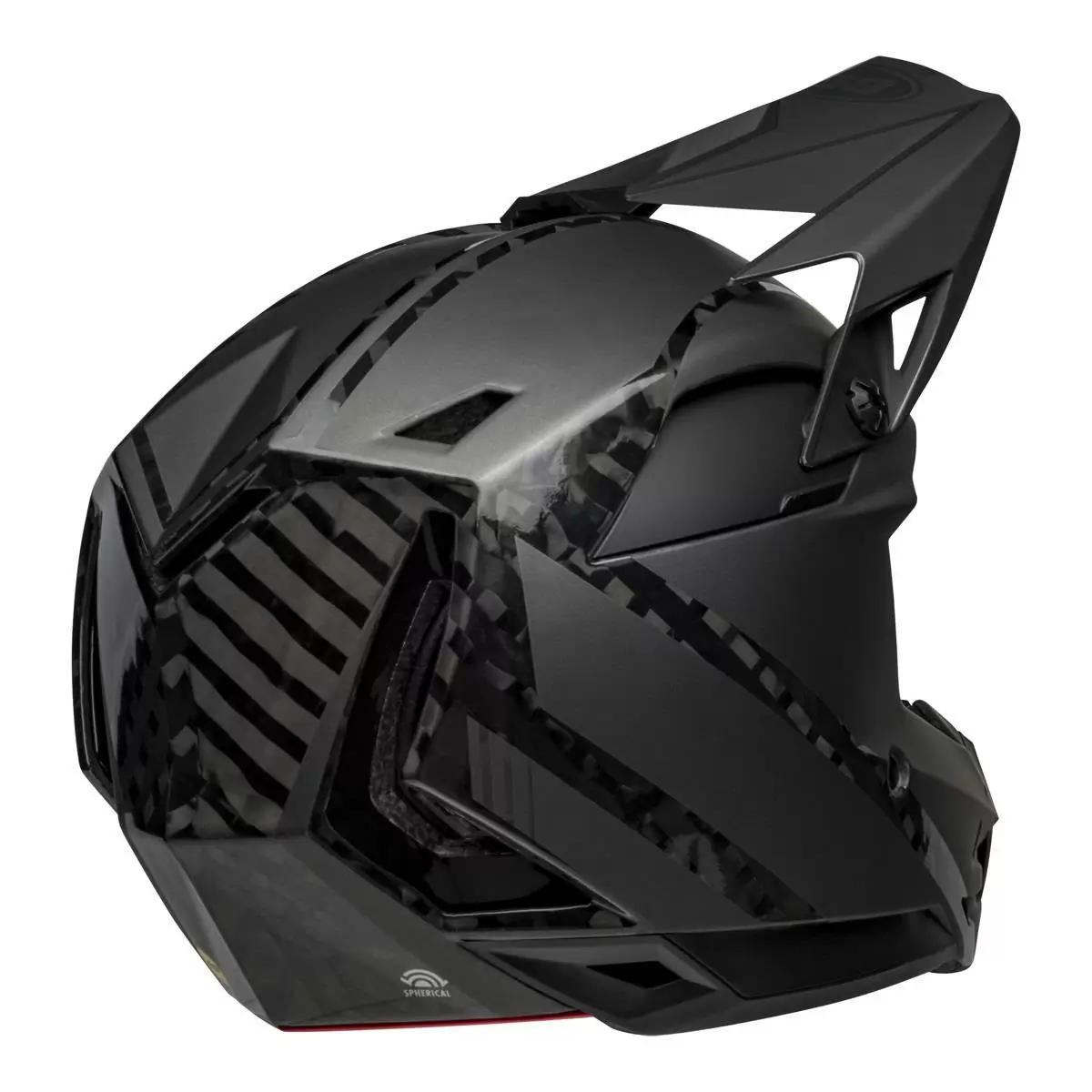 Full-10 Spherical Arise Matte / Gloss Black Carbon Full Face Helmet Size M (55-57cm) #4