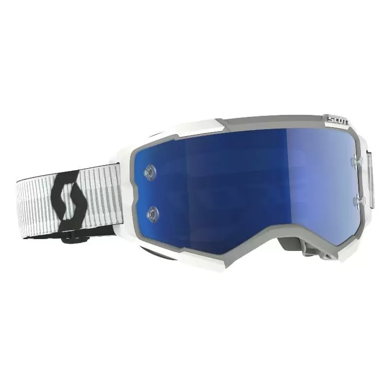 Fury grey goggle Blue Chrome Works Lens - image